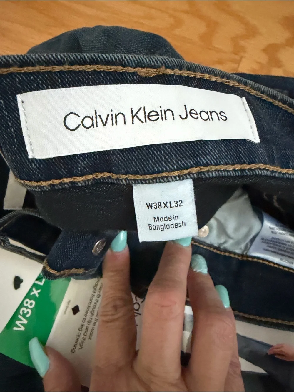 Calvin Klein Indigo Straight-Leg Jeans